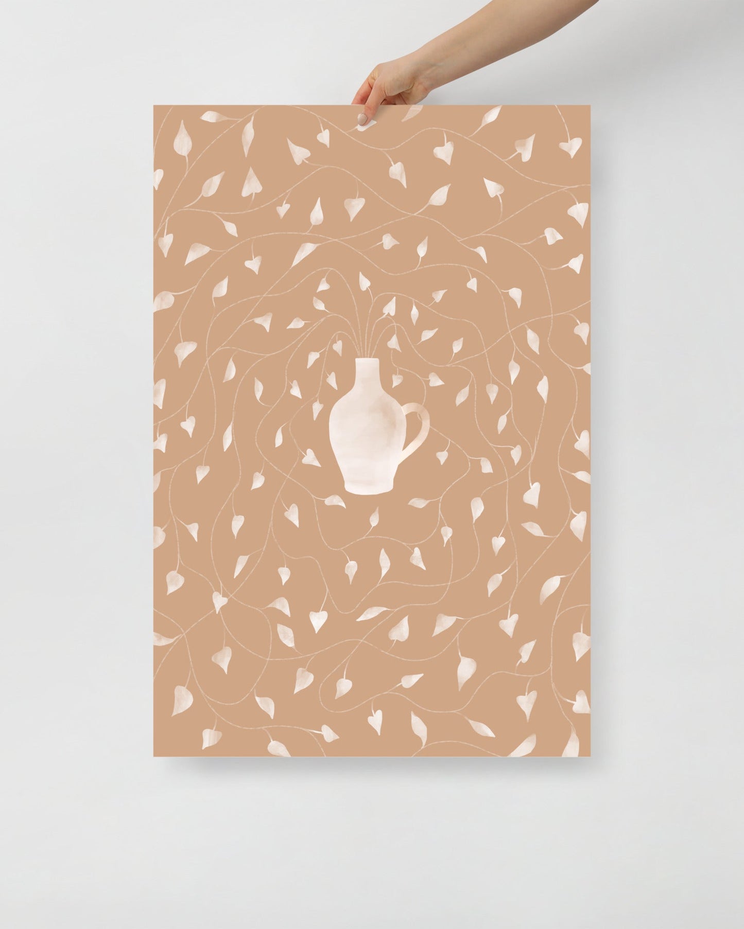 'Vase - Pink' 61×91 cm Fine Art Print with No Frame - Spilt Art by Melbourne Artist Eryn Levey
