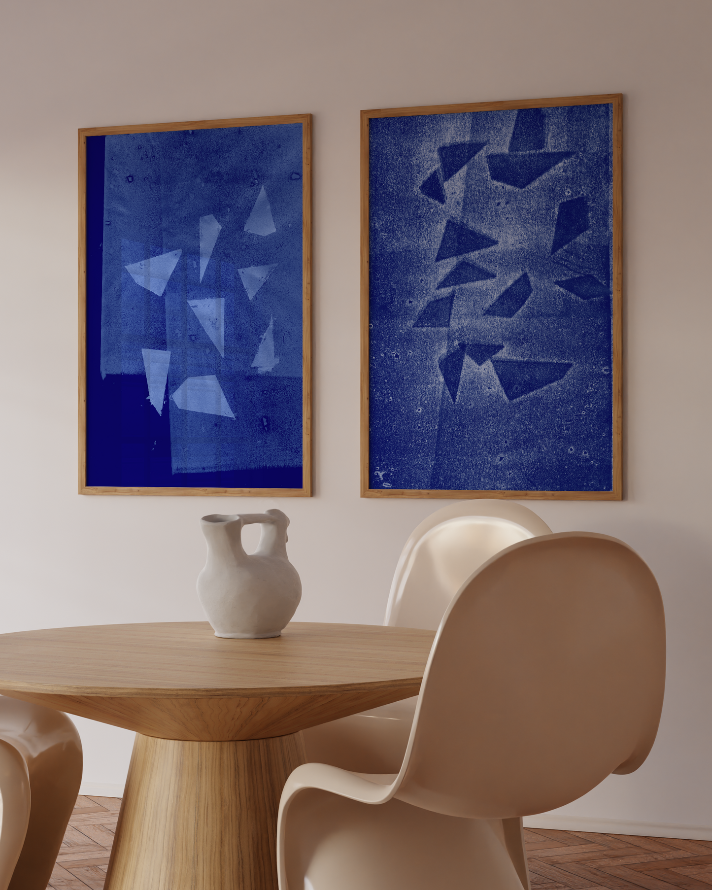 Sharp Edges 1  - Blue