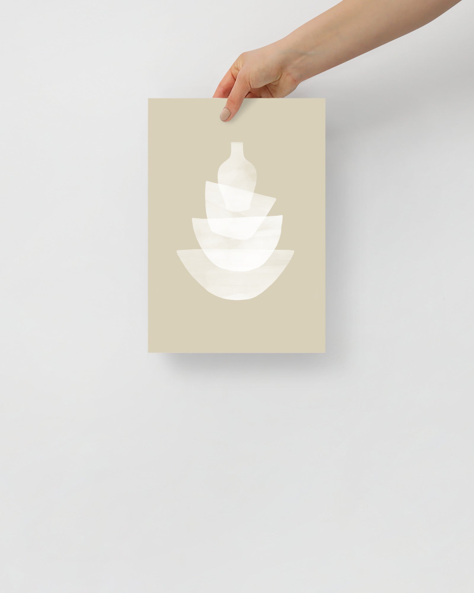 'Ceramic - Bone' 21×30 cm Fine Art Print with No Frame - Spilt Art by Melbourne Artist Eryn Levey