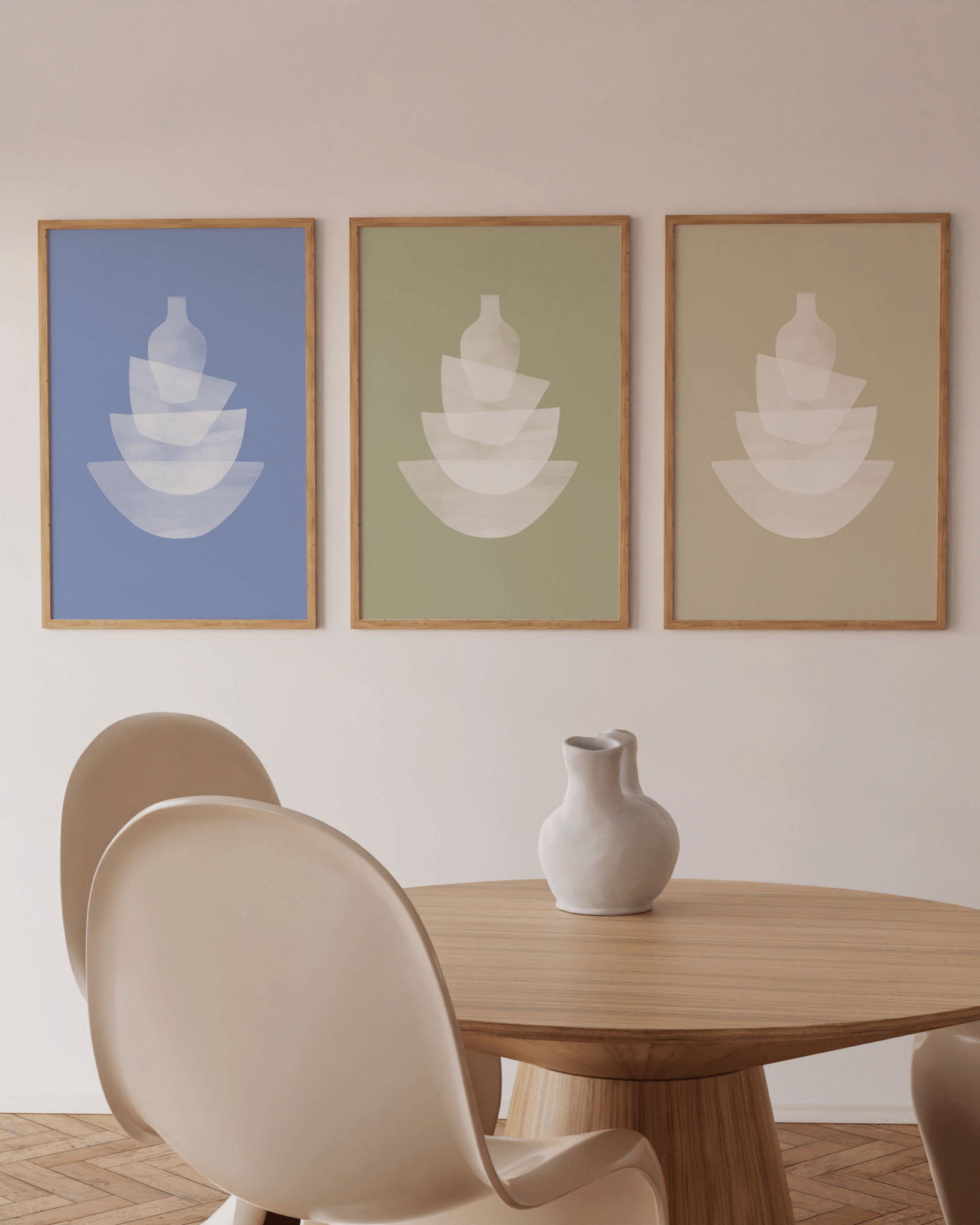 'Ceramic - Tan' 21×30 cm Fine Art Print with No Frame - Spilt Art by Melbourne Artist Eryn Levey