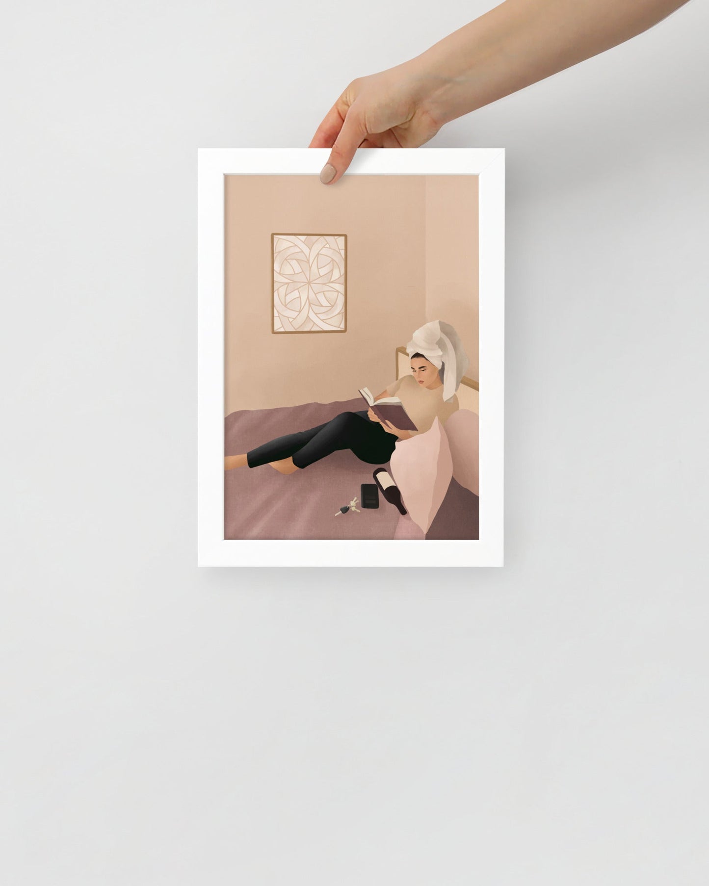 'I'm on my way' 21×30 cm Fine Art Print with Brunette - Spilt Art by Melbourne Artist Eryn Levey