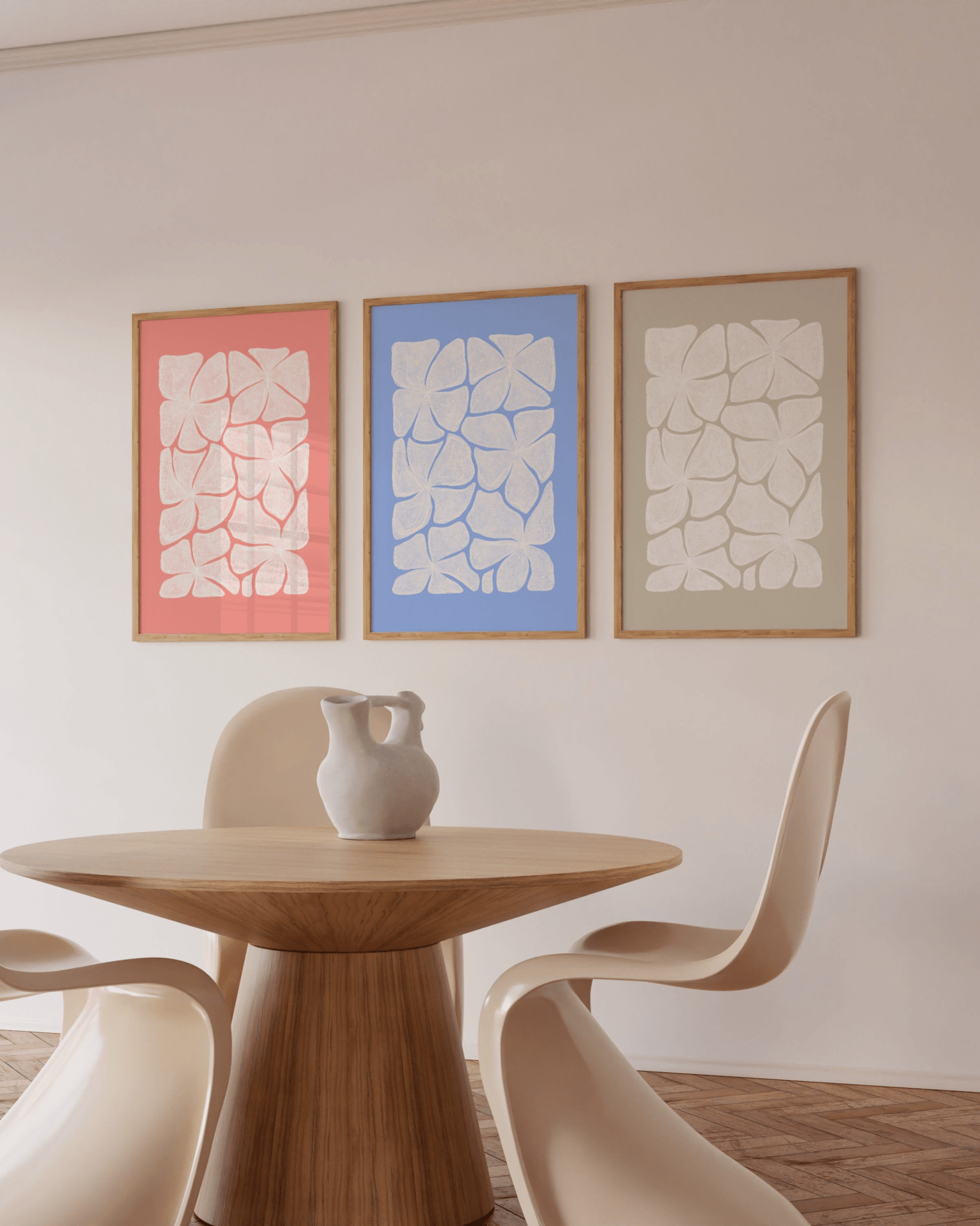 'Puzzled - Pink' 21×30 cm Fine Art Print with No Frame - Spilt Art by Melbourne Artist Eryn Levey
