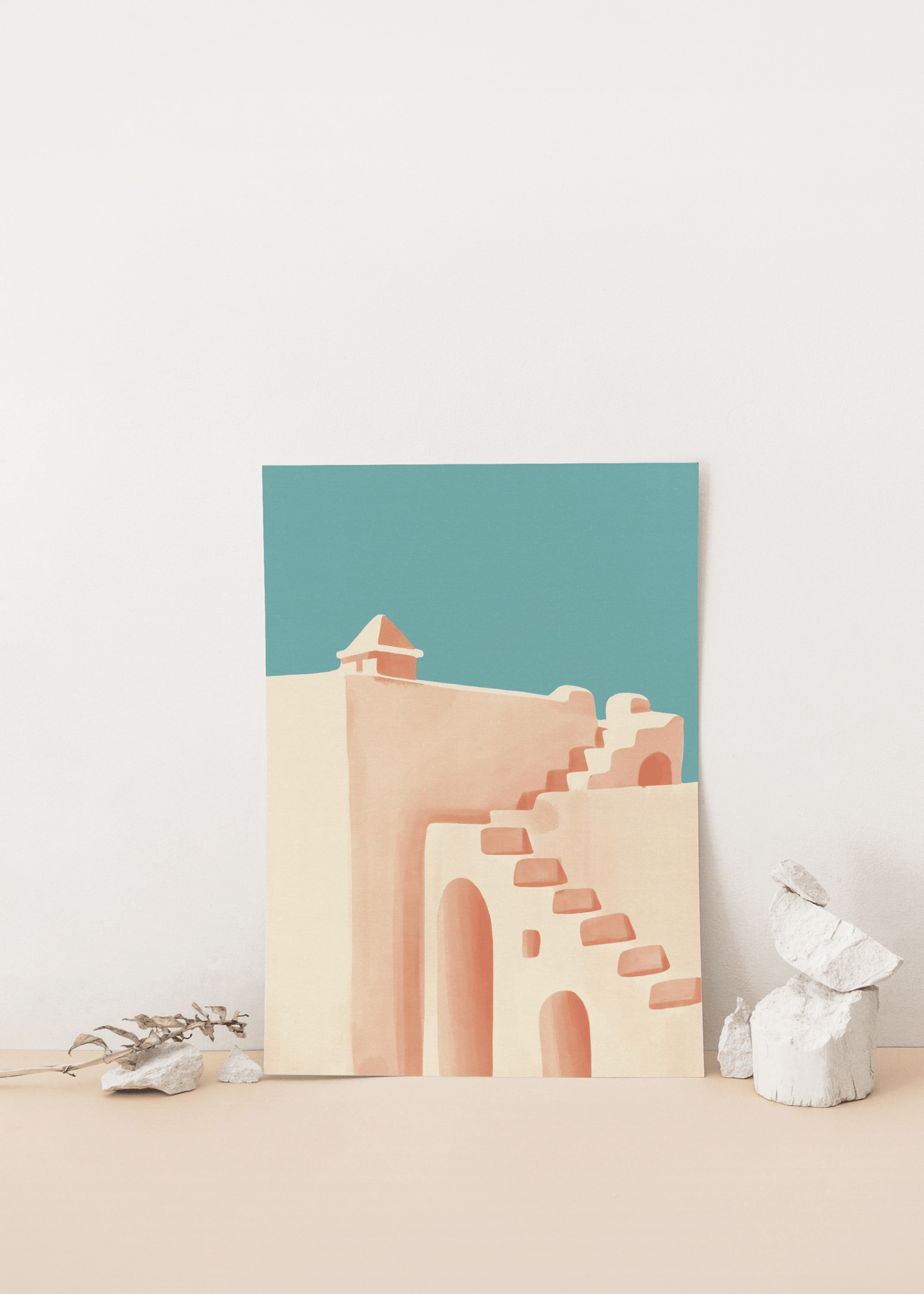 'Stairway' 21×30 cm Fine Art Print with No Frame - Spilt Art by Melbourne Artist Eryn Levey