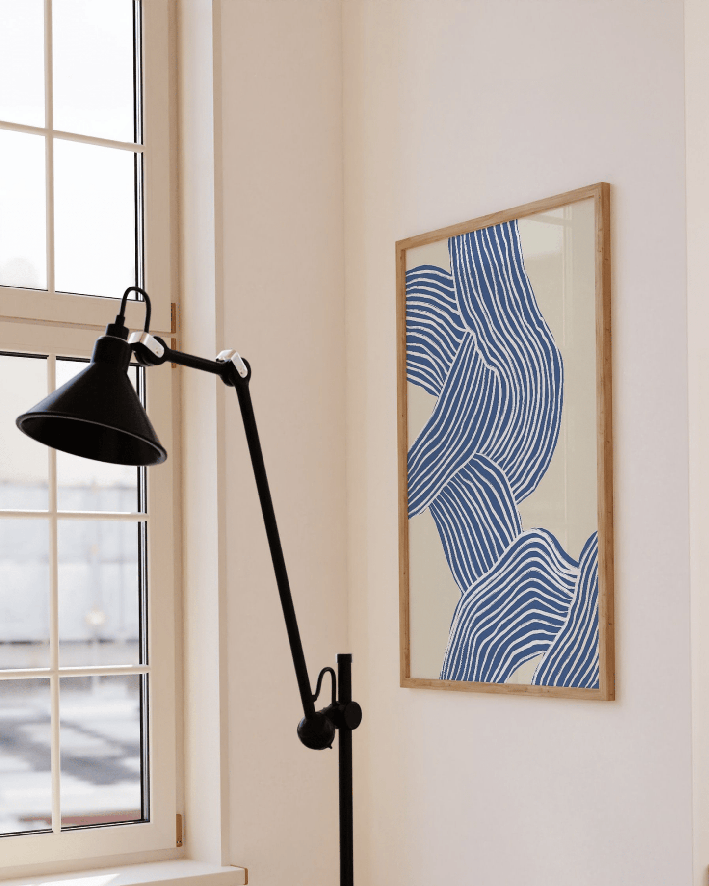 'Tenseless - Blue' 21×30 cm Fine Art Print with No Frame - Spilt Art by Melbourne Artist Eryn Levey