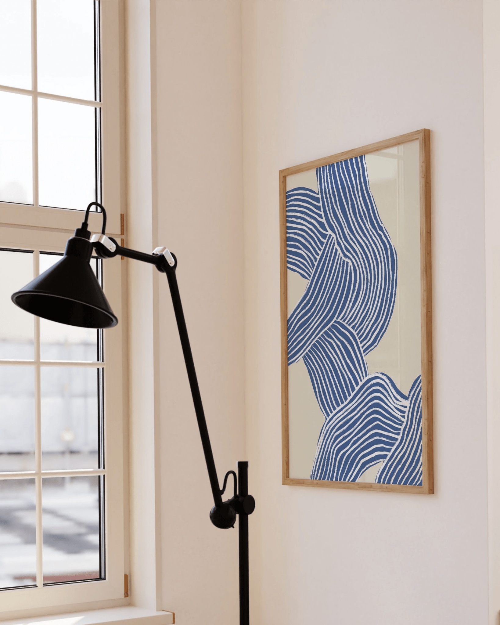 'Tenseless - Blue' 21×30 cm Fine Art Print with No Frame - Spilt Art by Melbourne Artist Eryn Levey