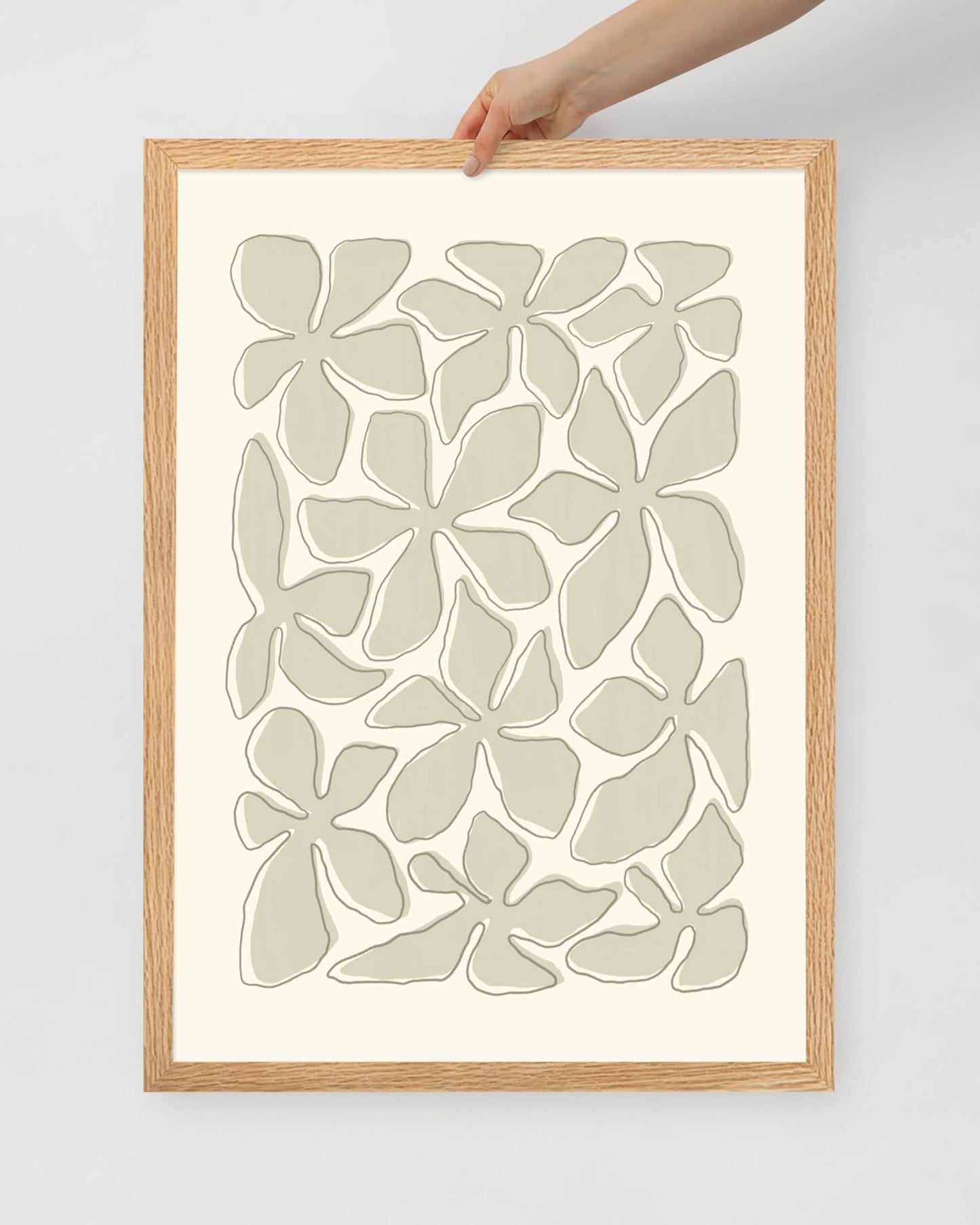 Green Oak Frame 50x70